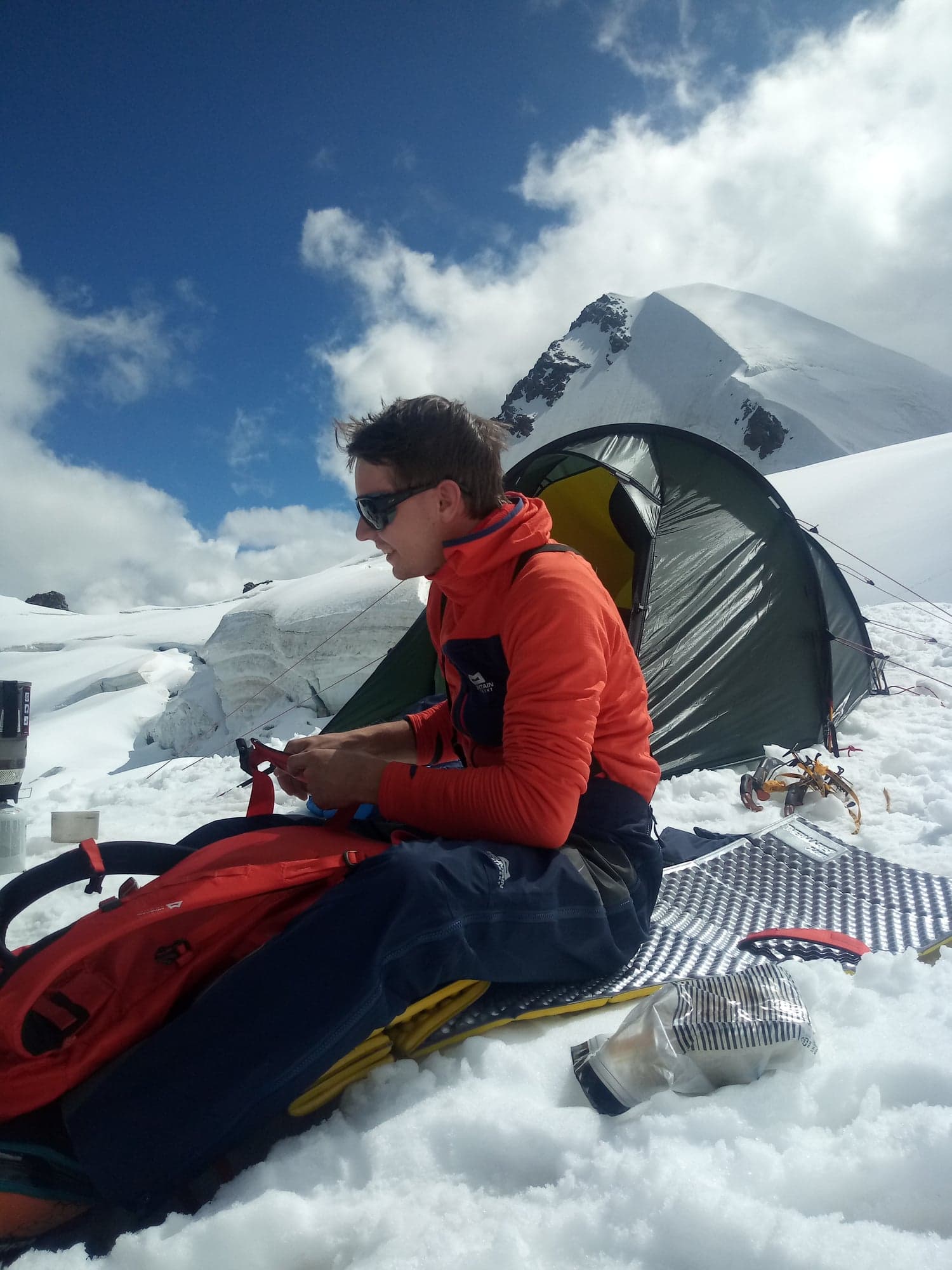Ushba plateau (4100 m.n.m.)